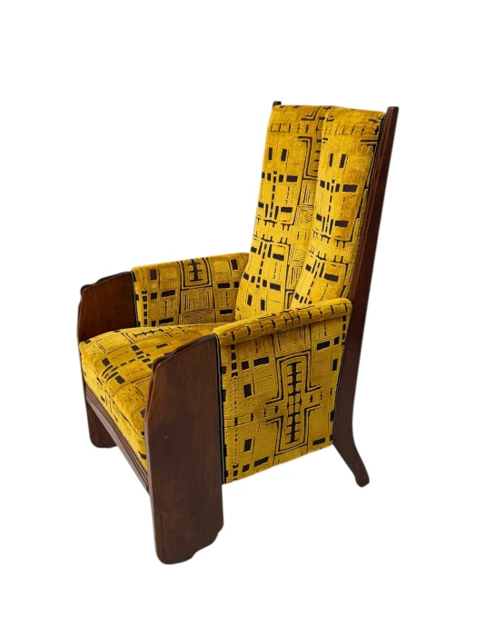 Art Deco Amsterdamse School Lounge Chair by Cornelis van der Sluys, 1918